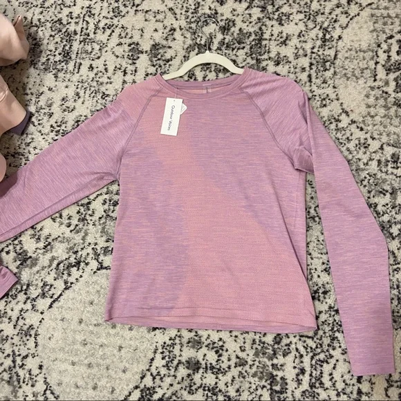 Outdoor Voices seamless long sleeve top SeamlessPique Longsleeve - Picture 4 of 6